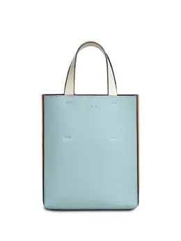Marni: Двухцветная сумка-шоппер 
