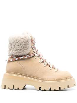 Woolrich: Бежевые ботинки 
