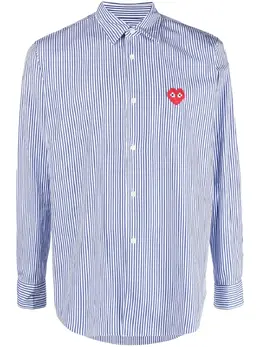 Comme Des Garçons Play: Рубашка в полоску 