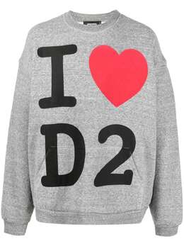 Dsquared2: Свитшот с принтом 