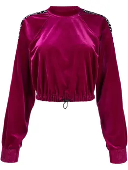 Versace Jeans Couture: Свитшот из велюра 