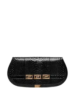 Versace: Чёрный клатч  Greca