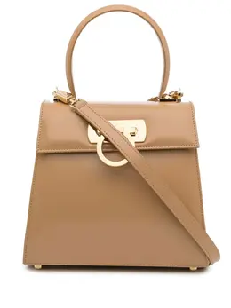 Ferragamo: Коричневая сумка на руку 