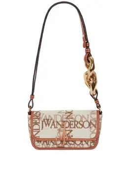 JW Anderson: Бежевая сумка  Anchor
