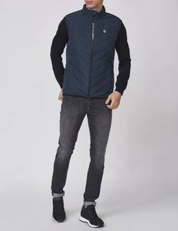 EA7 EMPORIO ARMANI: Синий жилет 
