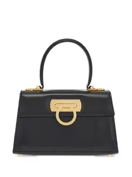 Ferragamo: Чёрная сумка на руку 