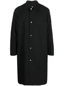 Jil Sander: Пальто с принтом 