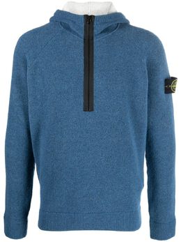 Stone Island: Голубая толстовка 
