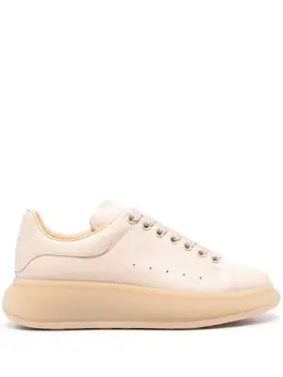 Alexander McQueen: Бежевые кроссовки  Oversized