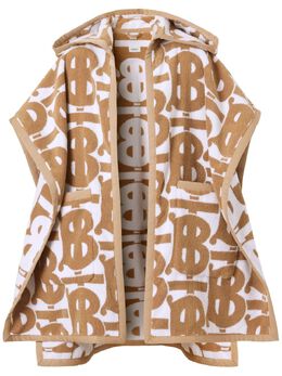 Burberry: Хлопковый плащ  Monogram