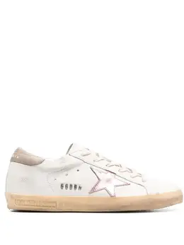 Golden Goose: Белые кроссовки  Super Star