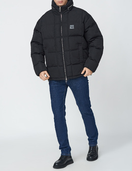 EMPORIO ARMANI: Чёрный пуховик 
