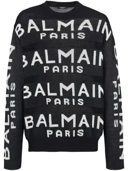 Balmain: Трикотажный свитер 