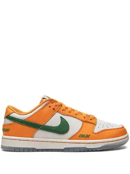 Nike: Оранжевые кроссовки  Dunk Low