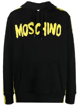Moschino: Свитер с принтом 