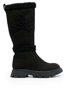 Philipp Plein: Чёрные ботинки  Skull