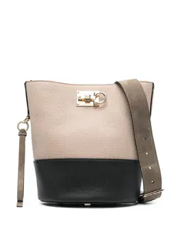 Ferragamo: Бежевая сумка  Studio