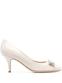 Ferragamo: Белые туфли  Carla