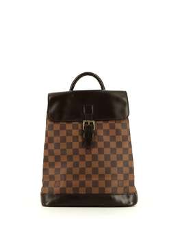 Louis Vuitton: Коричневый рюкзак 