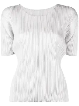 Pleats Please Issey Miyake: Футболка с коротким рукавом 