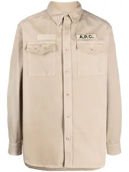 A.P.C.: Бежевая рубашка 