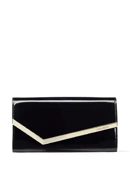 Jimmy Choo: Чёрный клатч  Emmie