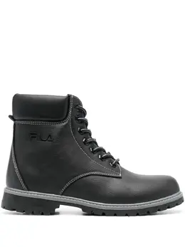 Fila: Чёрные ботинки 