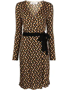 DVF Diane von Furstenberg: Платье с принтом 