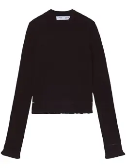 Proenza Schouler White Label: Чёрный свитер 