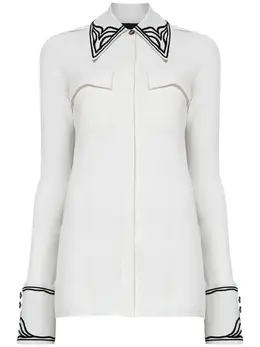 Proenza Schouler: Рубашка с воротником 