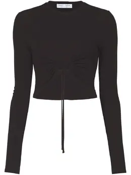 Proenza Schouler White Label: Чёрный топ 