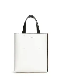 Marni: Двухцветная сумка-шоппер 