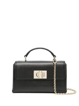 Furla: Чёрная сумка через плечо  1927 Mini