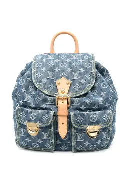 Louis Vuitton: Голубой рюкзак 
