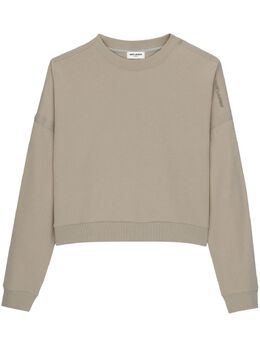 Saint Laurent: Хлопковый свитер 