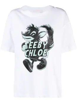 See by Chloé: Футболка с принтом 