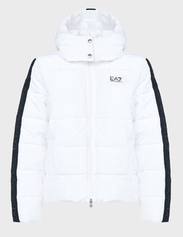 EA7 EMPORIO ARMANI: Білі куртки 