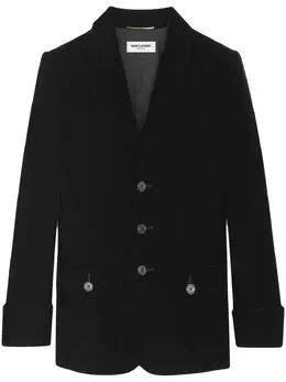Saint Laurent: Однобортная куртка 