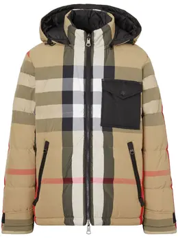 Burberry: Бежевая куртка 