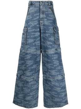 VETEMENTS: Джинсы с принтом 