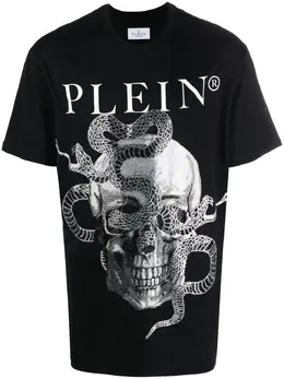 Philipp Plein: Футболка  Snake со змеиным принтом