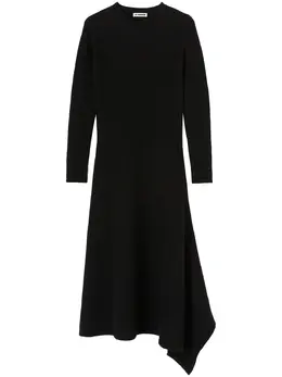 Jil Sander: Платье из шерсти 