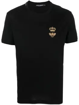 Dolce & Gabbana: Чёрная футболка  T