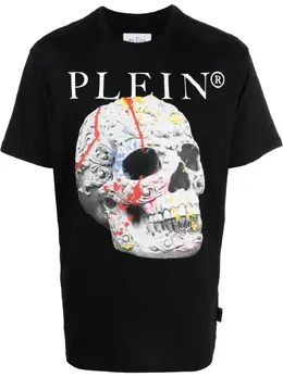 Philipp Plein: Футболка  Skull с принтом