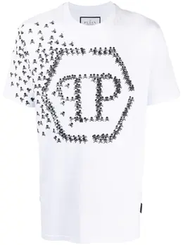 Philipp Plein: Футболка  Skull с принтом
