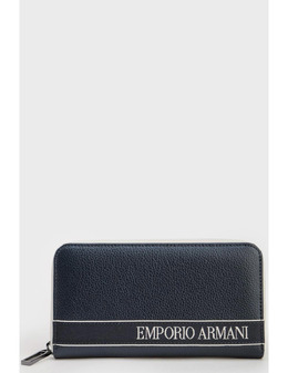 Emporio Armani: Синий кошелёк 