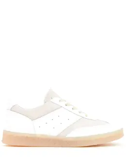 MM6 Maison Margiela: Белые кроссовки 