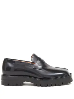 Maison Margiela: Чёрные лоферы  Tabi