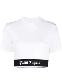 Palm Angels: Белая футболка 