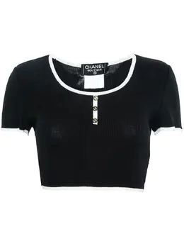 Chanel Pre-Owned: Трикотажный топ 